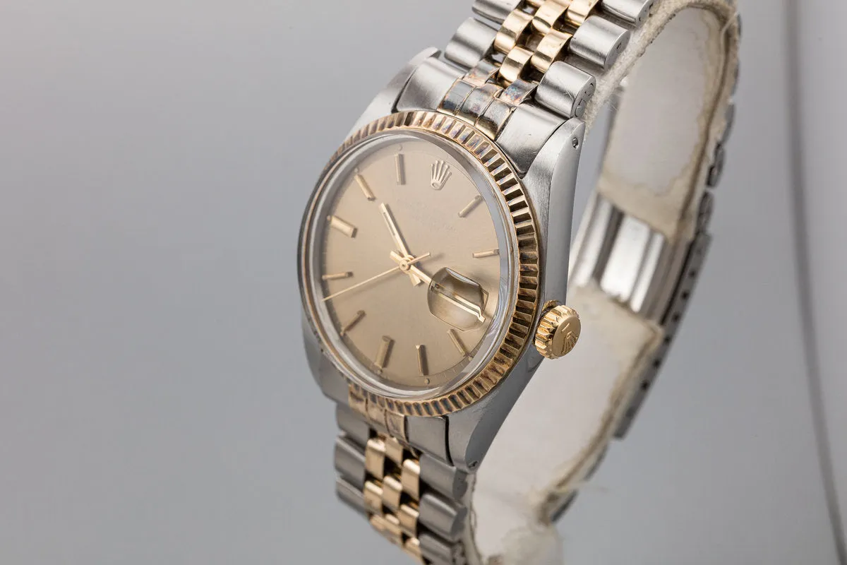 1969 Rolex Two-Tone DateJust1601 with Brown Dial
