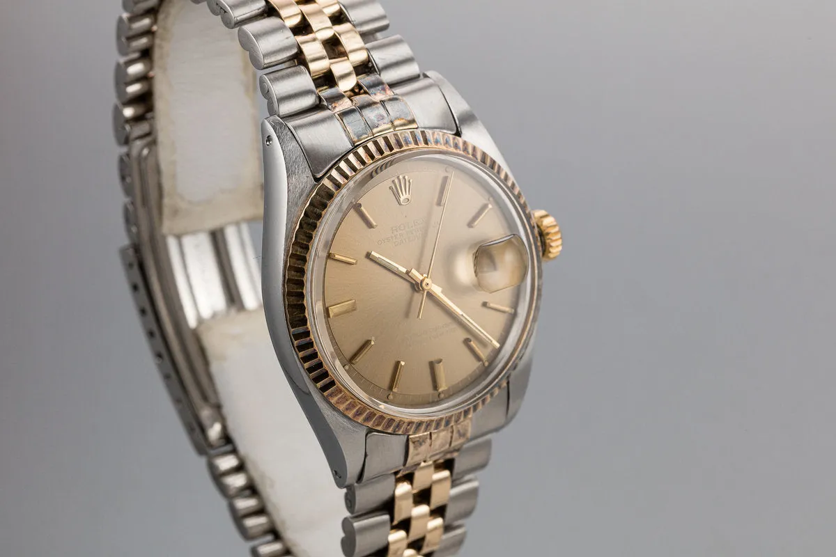 1969 Rolex Two-Tone DateJust1601 with Brown Dial