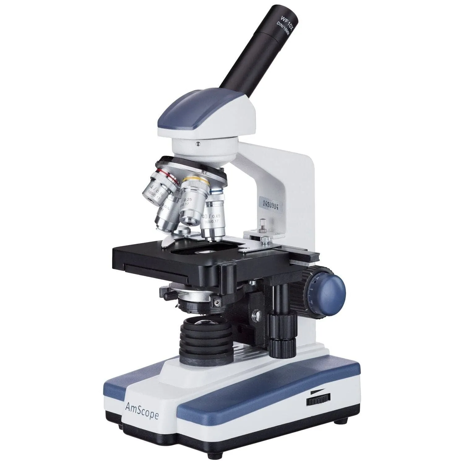 AmScope M620 Series Monocular LED Compound Microscope 40X-2500X Magnification With 9MP USB 2.0 C-mount Camera