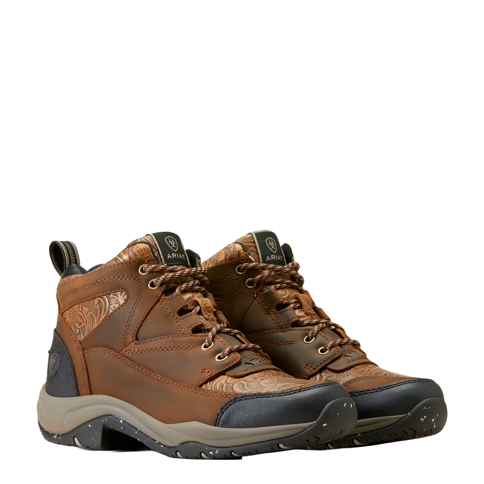 Ariat Ladies Terrain ECO Distressed Brown Work Boots 10046972