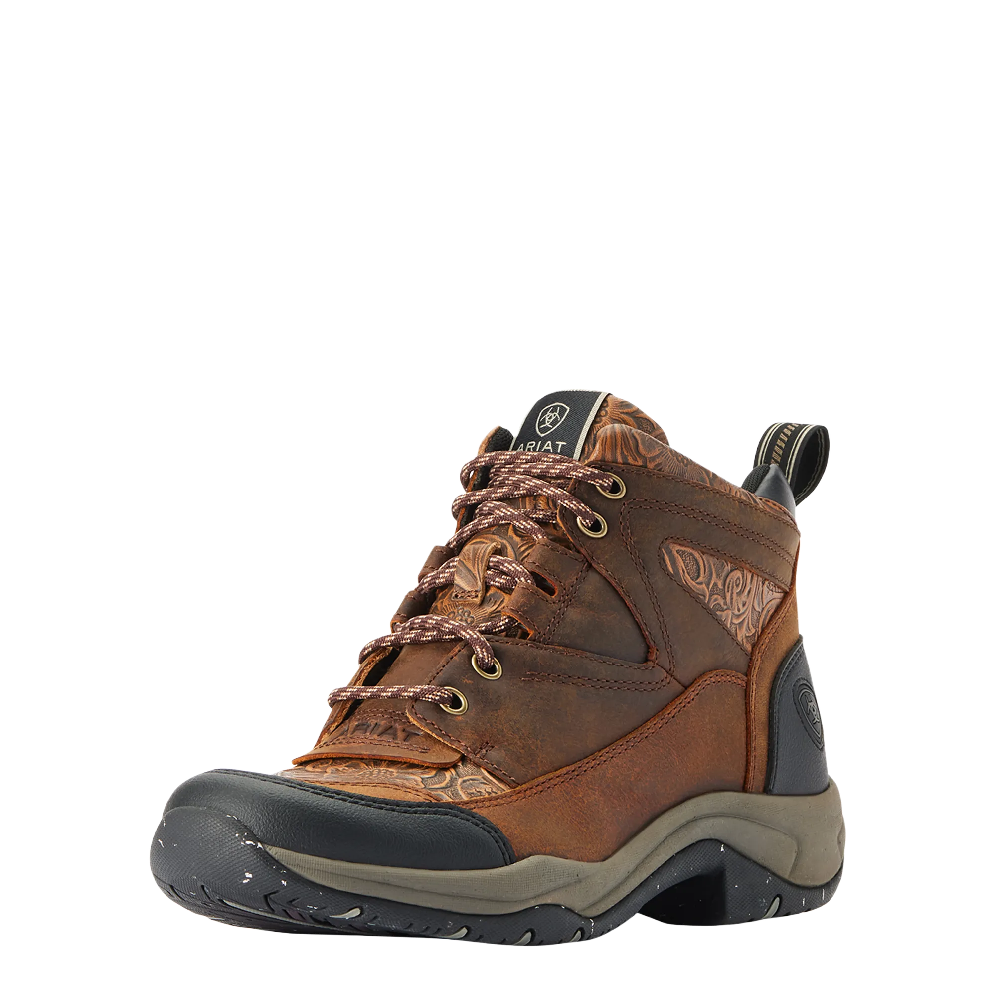 Ariat Ladies Terrain ECO Distressed Brown Work Boots 10046972
