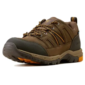 ARIAT Skyline Summit Low Waterproof Walking Shoes - Mens - Coffee