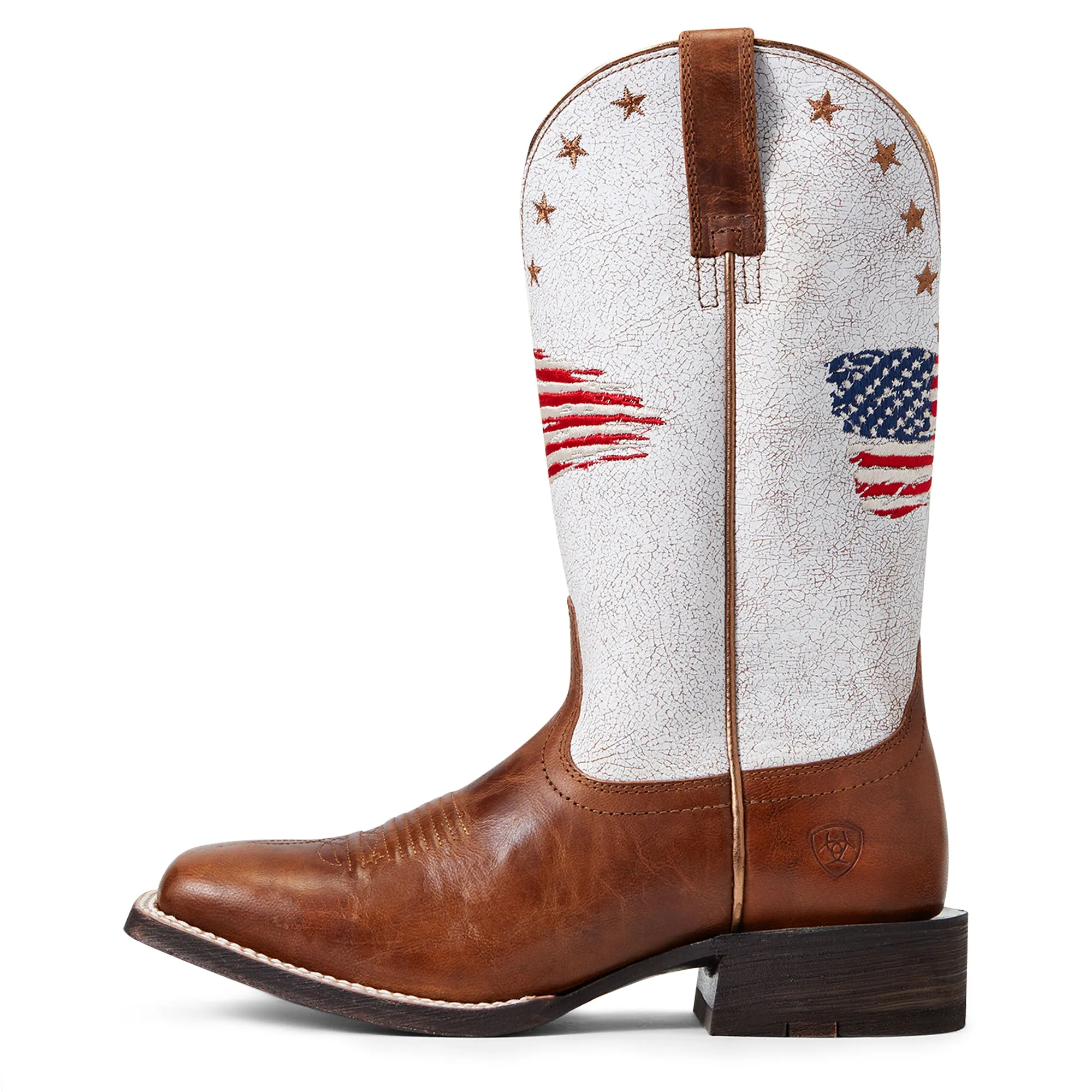 Ariat Women's Circuit Saddle Up Patriot Broad Square Toe Boots