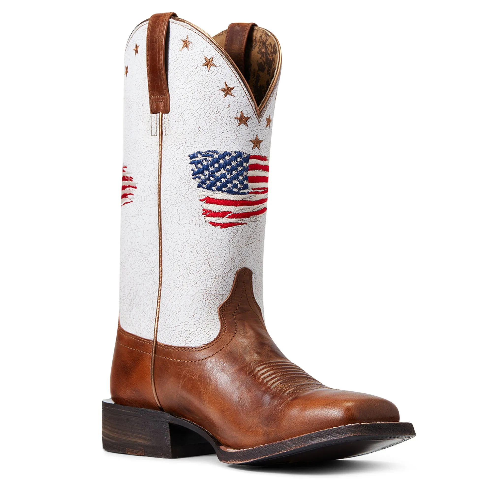 Ariat Women's Circuit Saddle Up Patriot Broad Square Toe Boots