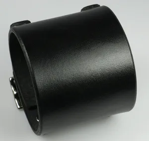 Buckling Cuff, Black 2 3/8"