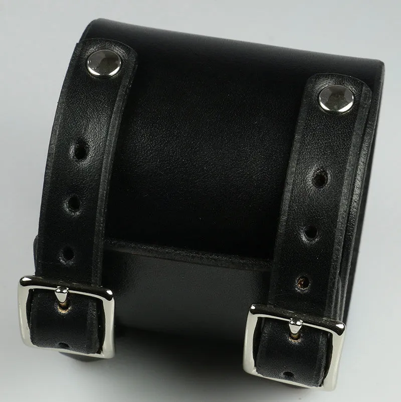 Buckling Cuff, Black 2 3/8"