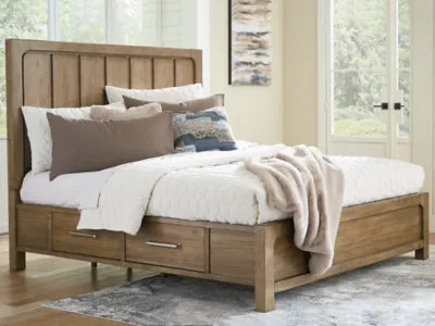Cabalynn California King Panel Bed With Storage
