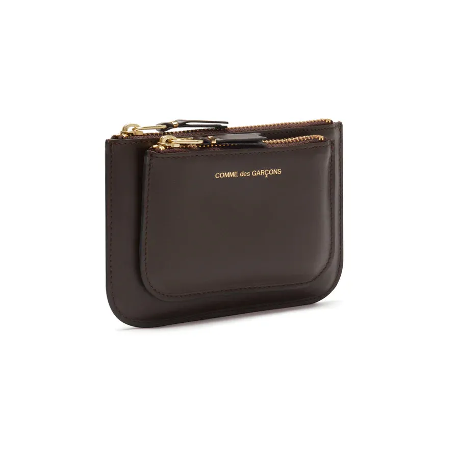 Comme des Garçons Outside Pocket Zip Pouch (Brown SA8100)