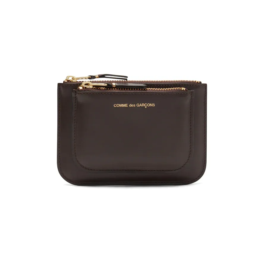 Comme des Garçons Outside Pocket Zip Pouch (Brown SA8100)