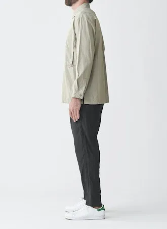 Cotton Typewriter Work Shirt | Gray