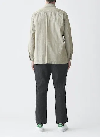Cotton Typewriter Work Shirt | Gray