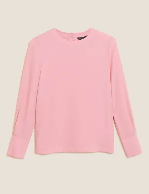 Crew Neck Long Sleeve Top
