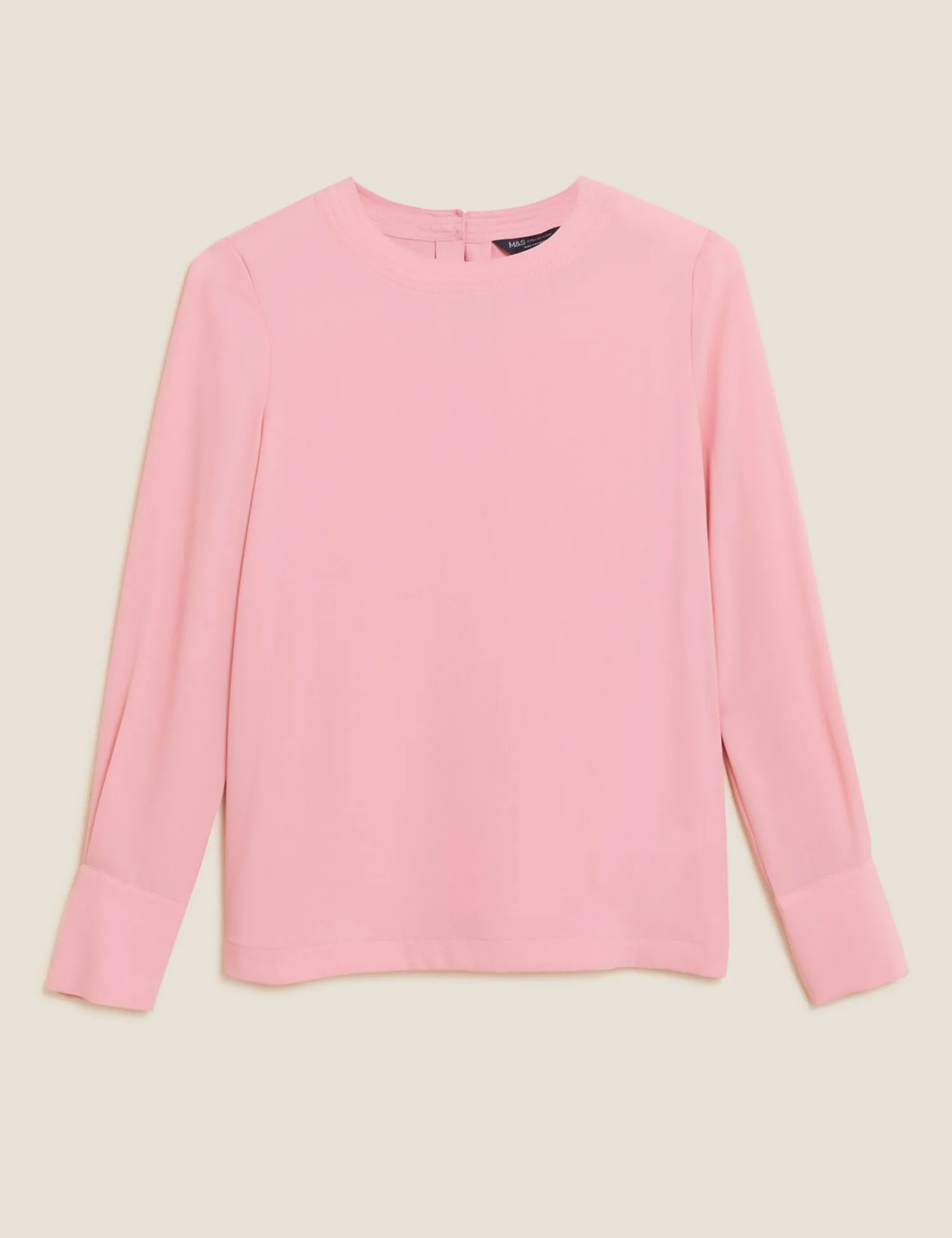 Crew Neck Long Sleeve Top