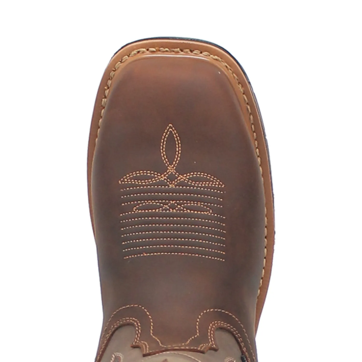 Dan Post Mens Kirk Waterproof Tan/Brown Leather Work Boots