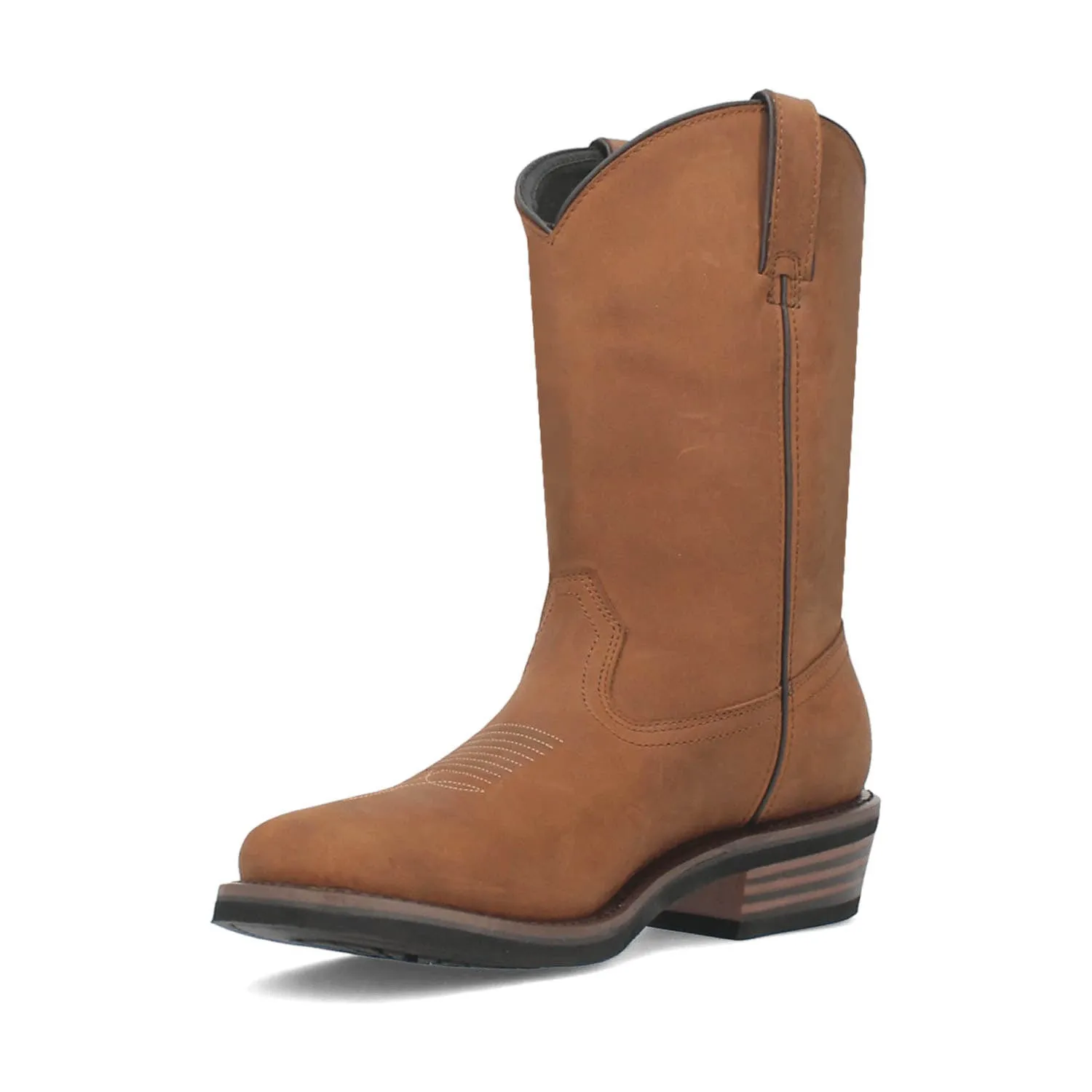 Dan Post Mens Las Cruces Composite Toe Waterproof Brown Leather Work Boots