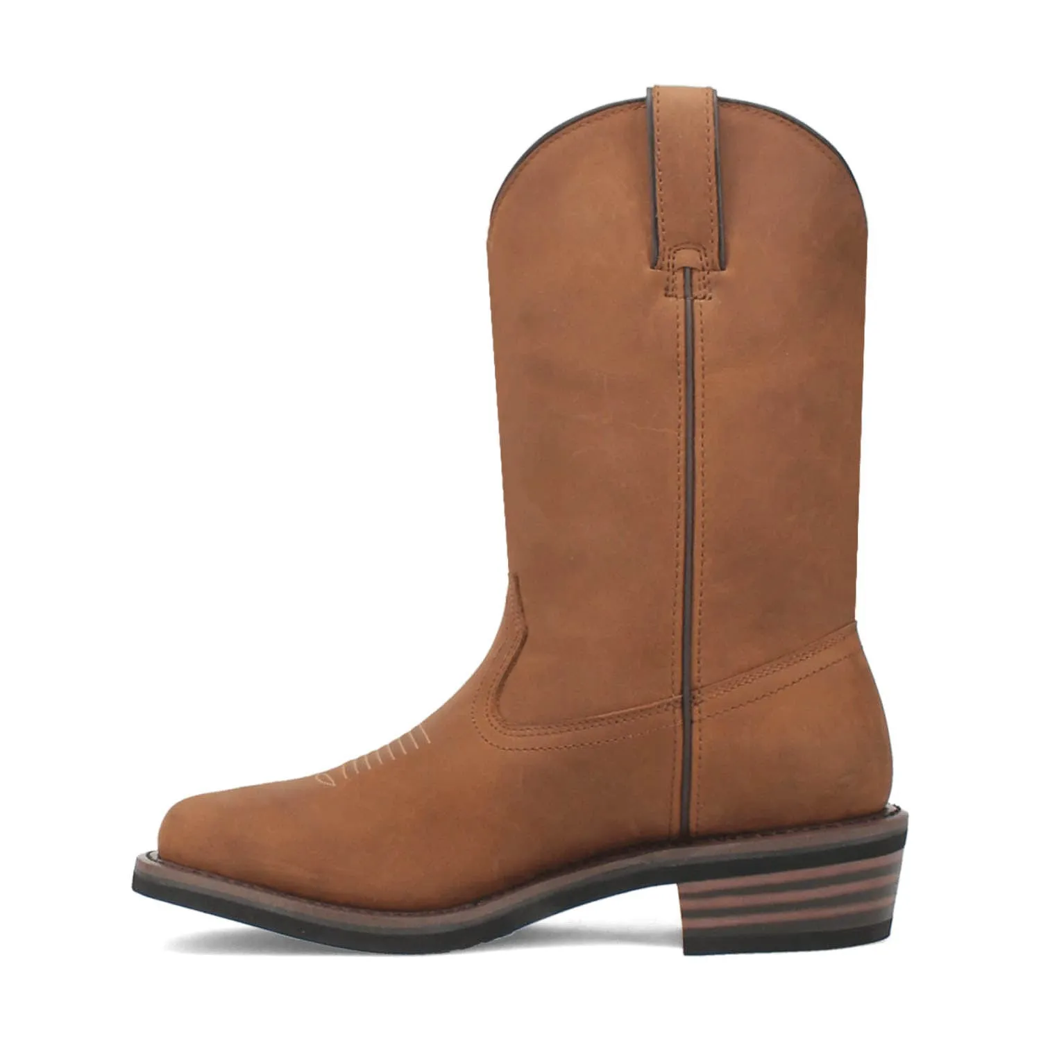 Dan Post Mens Las Cruces Composite Toe Waterproof Brown Leather Work Boots