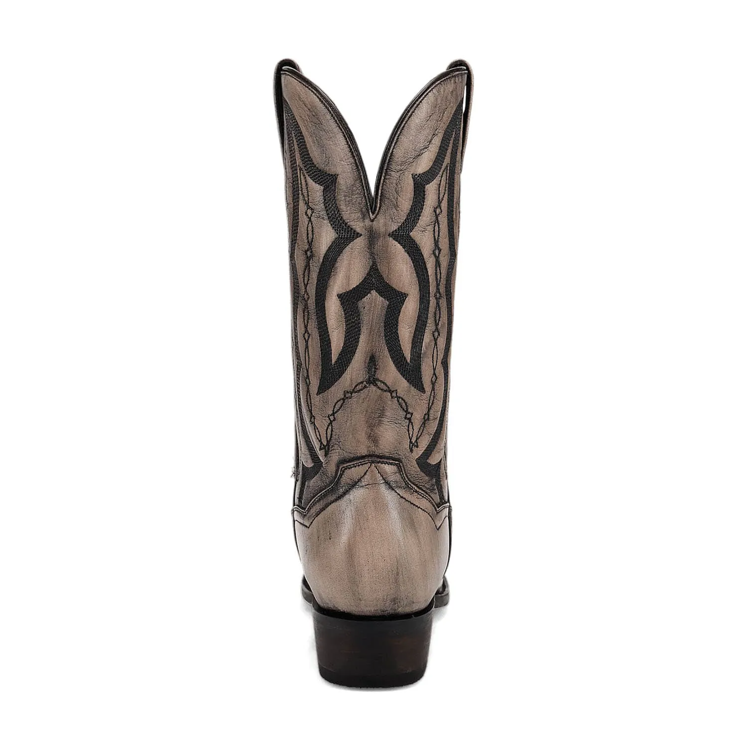 Dan Post Mens West Grey Leather Cowboy Boots