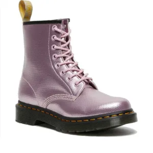 Dr Martens Vegan 1460 Pink Lavender Alumix Hex Emboss