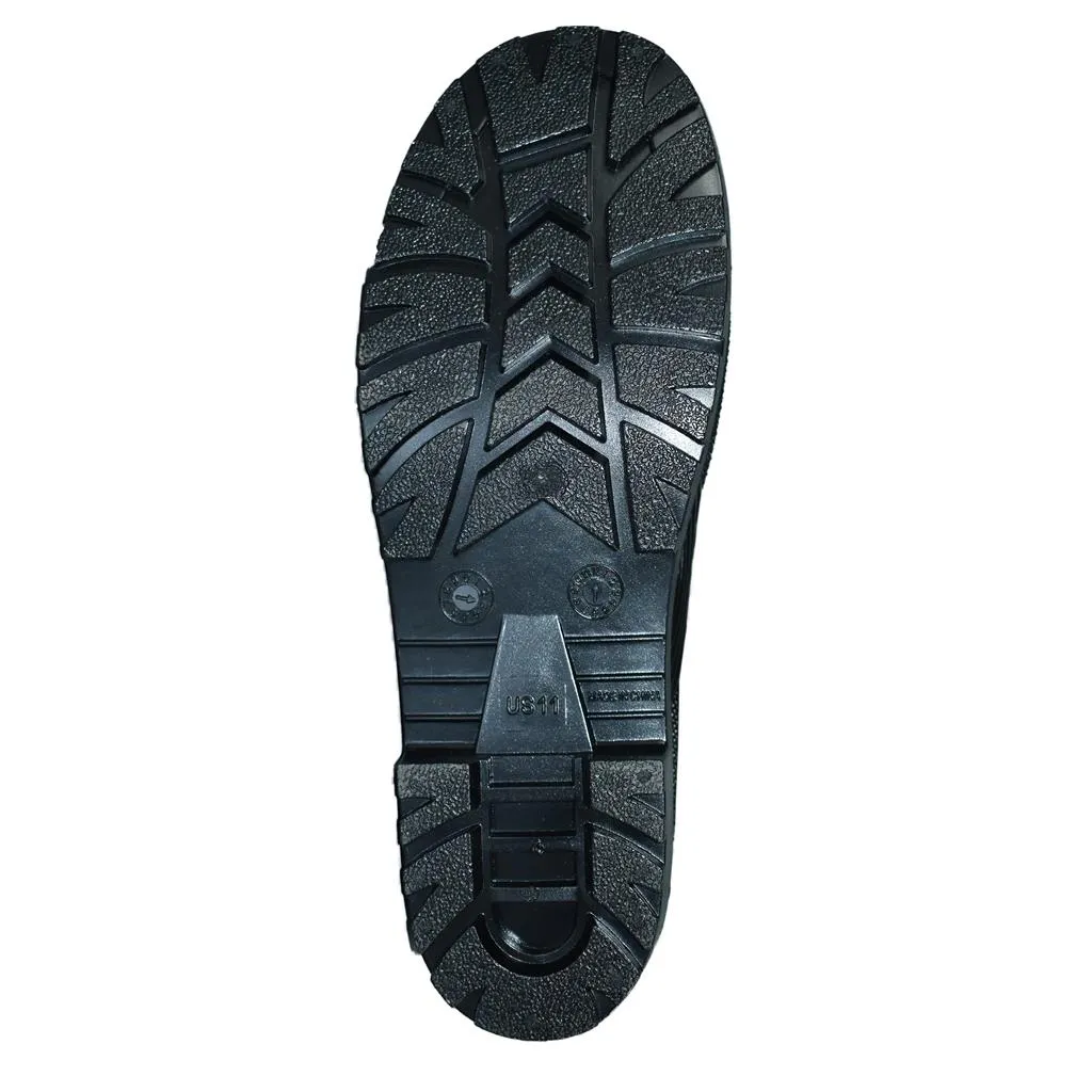 DURADRIVE CSA 15 Inches RUBBER-LIKE PVC SAFETY BOOTS WITH STEEL TOE & ESR - BLACK