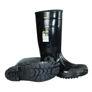 DURADRIVE CSA 15 Inches RUBBER-LIKE PVC SAFETY BOOTS WITH STEEL TOE & ESR - BLACK