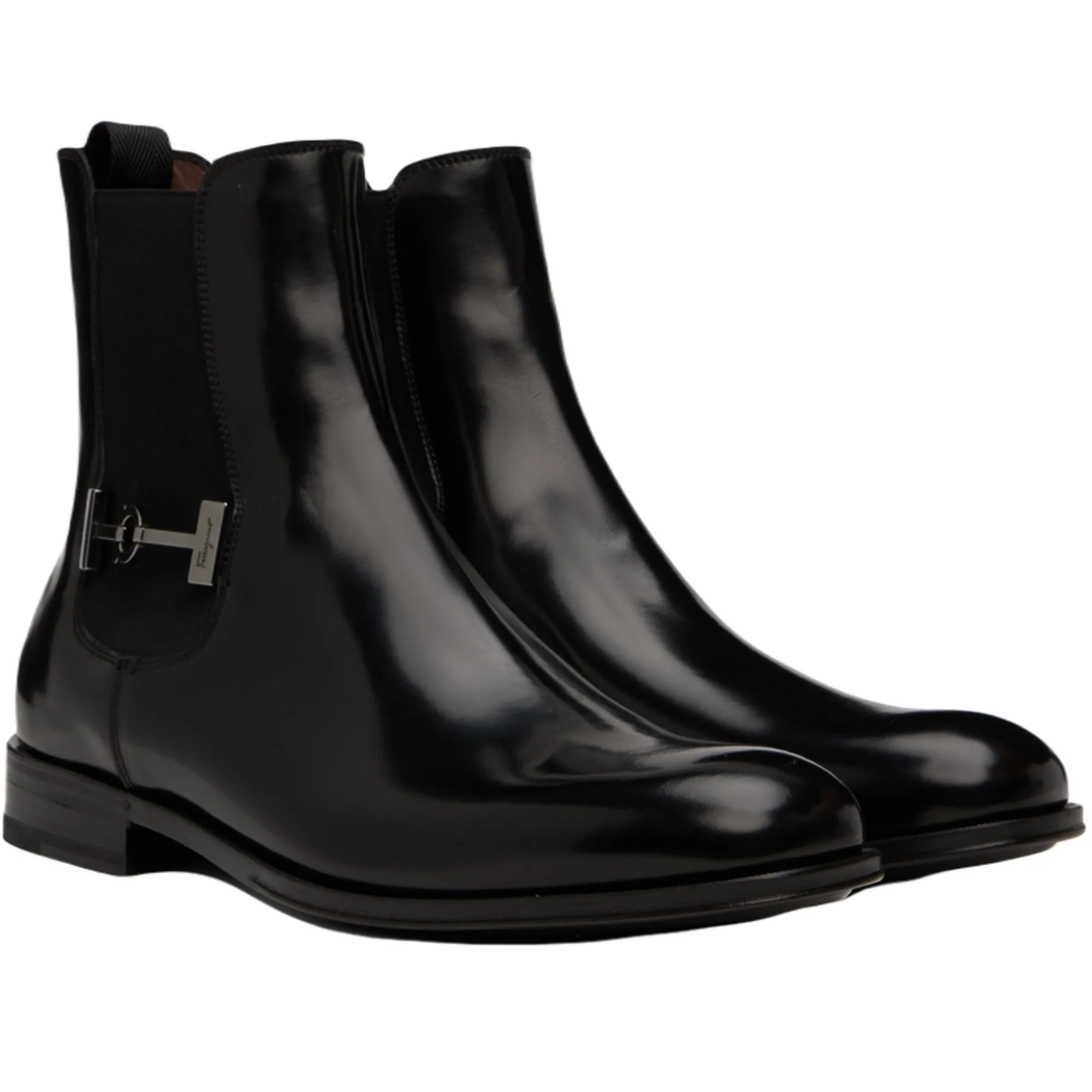 Ferragamo Isidoro Men's Boots Black