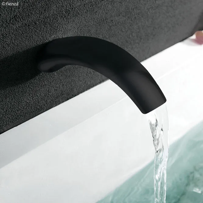 Fienza Citani Matte Black Bath Outlet