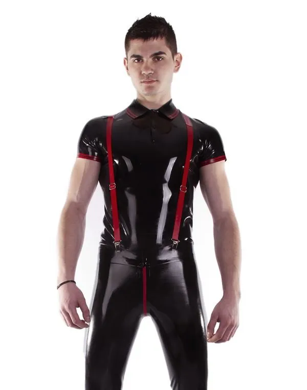 Fitted Rubber Polo Shirt