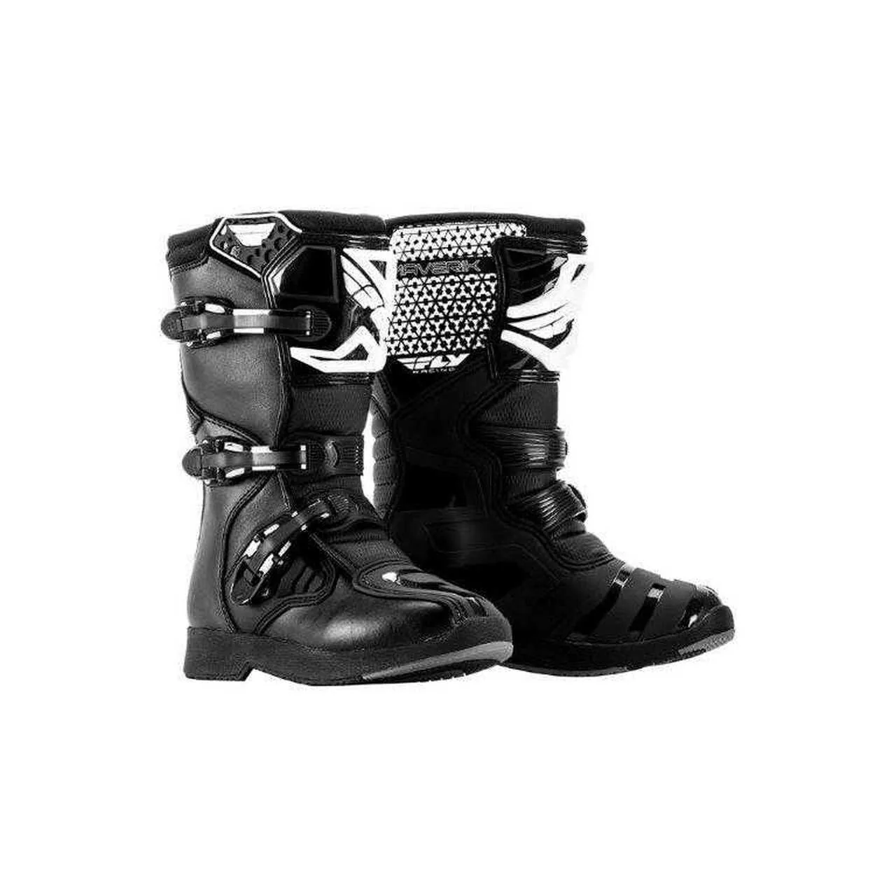 Fly Racing Kids Maverik MX Motocross Boots - Black