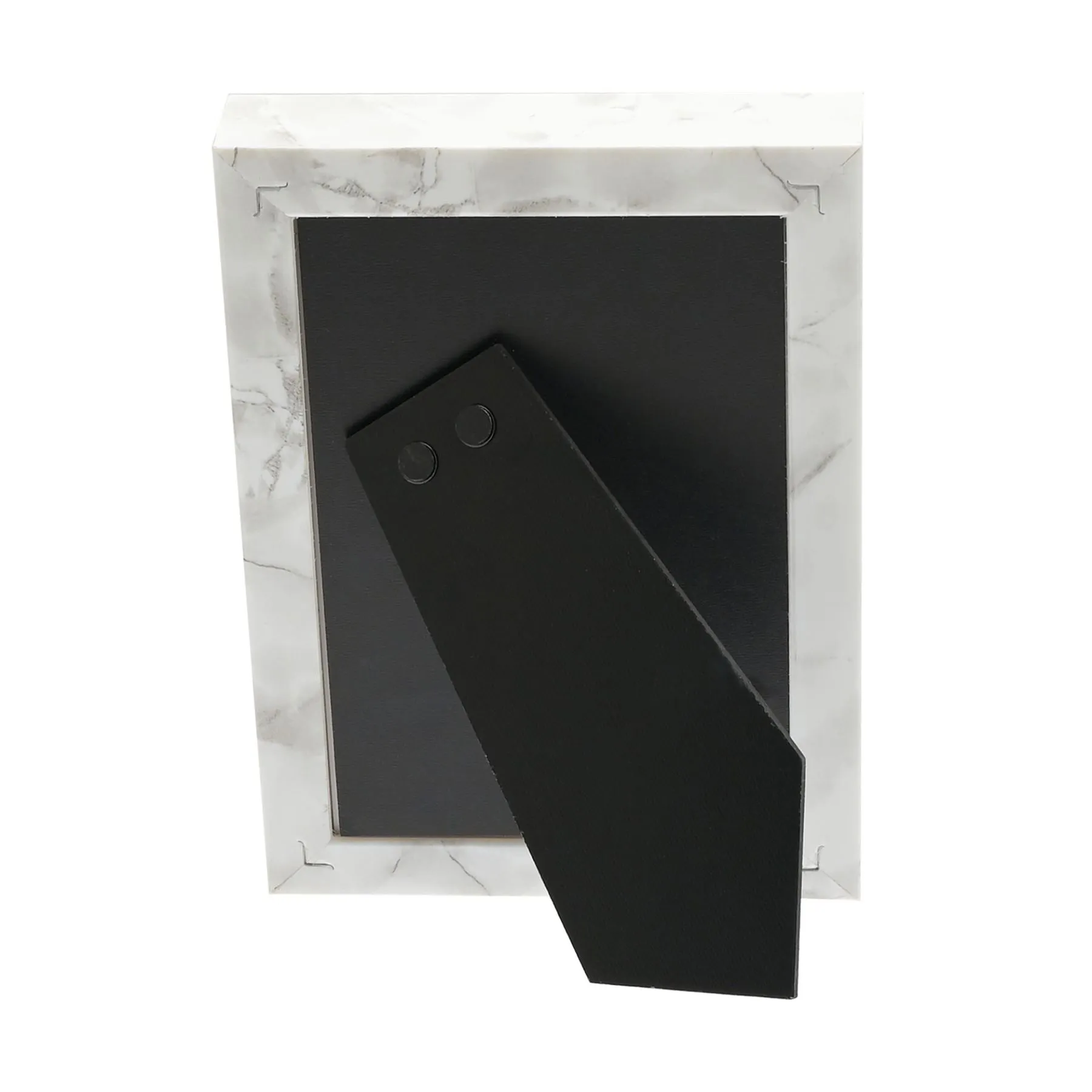 Impressions White Marble Look Photo Frame
