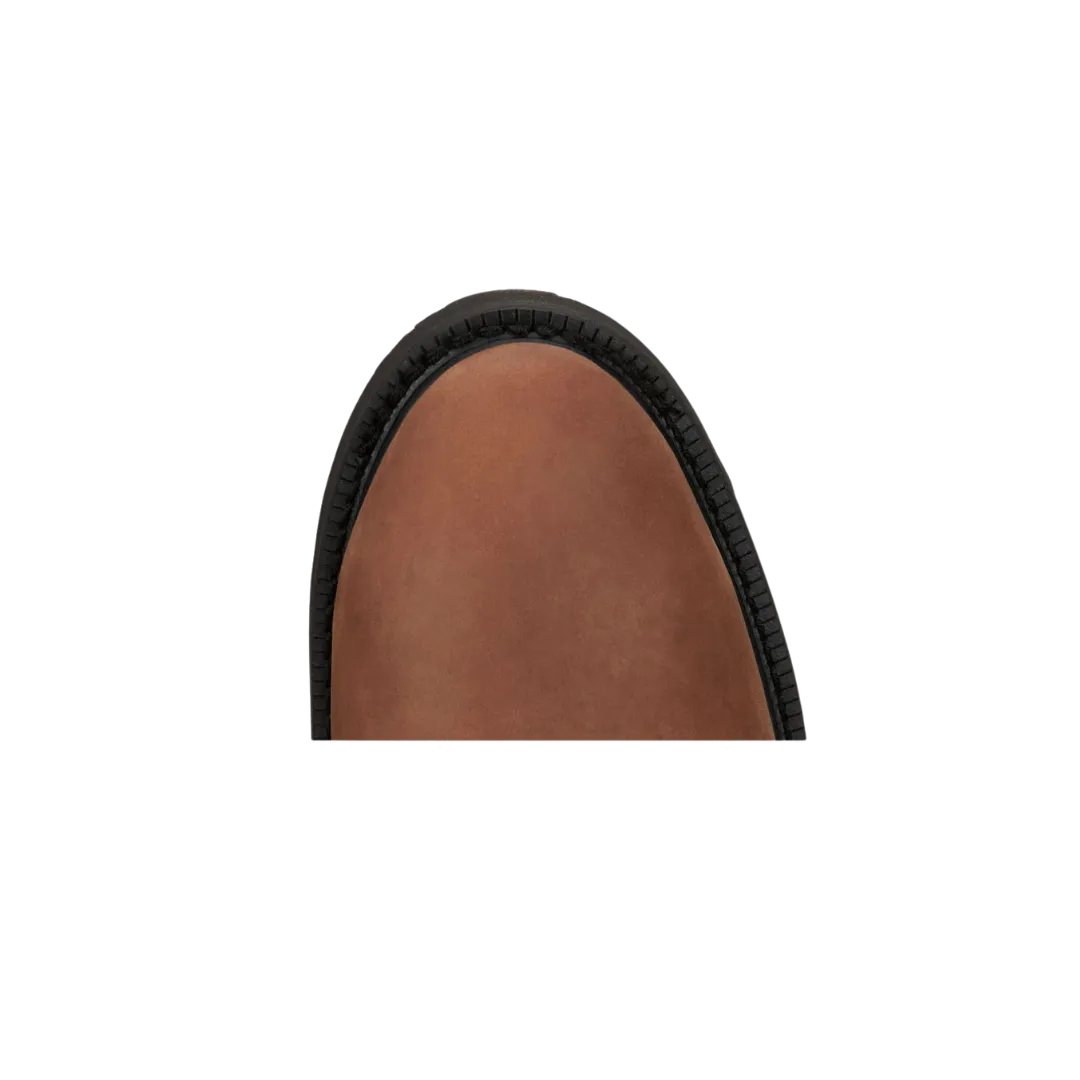 Justin Men's Round Up Steel Toe Brown Boot