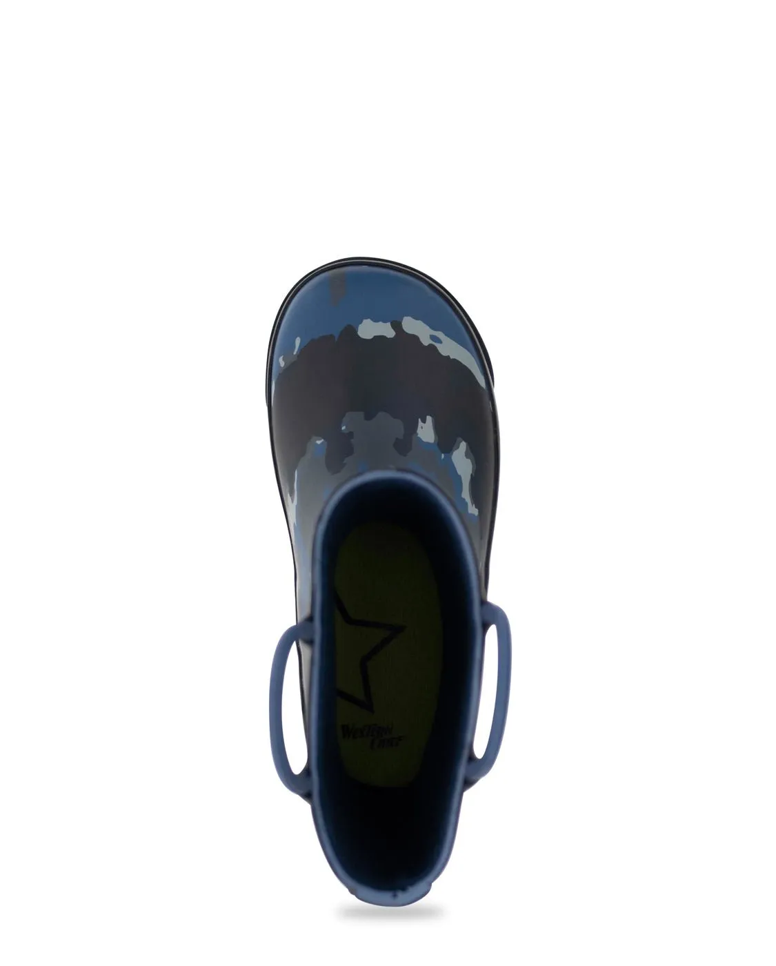 Kids Tie Dye Dude Rain Boot - Blue