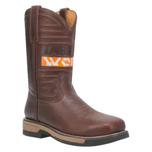 Laredo Workhorse (Broad Square Toe) - Men's Leather Cowboy Work Boot