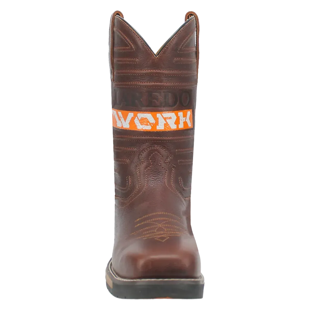 Laredo Workhorse (Broad Square Toe) - Men's Leather Cowboy Work Boot