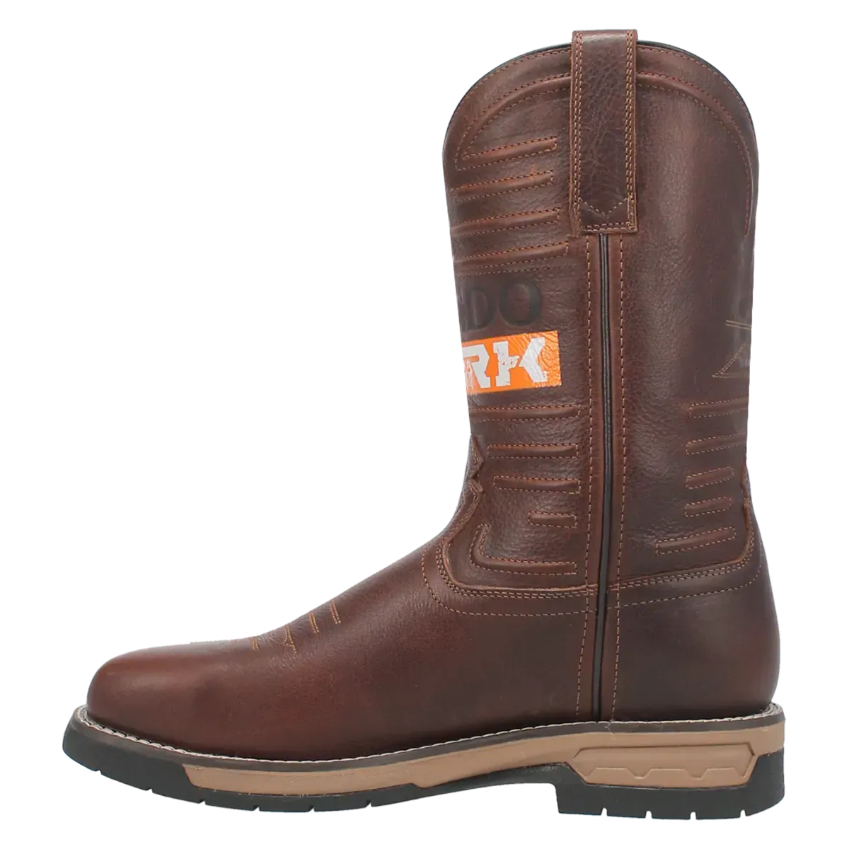 Laredo Workhorse (Broad Square Toe) - Men's Leather Cowboy Work Boot