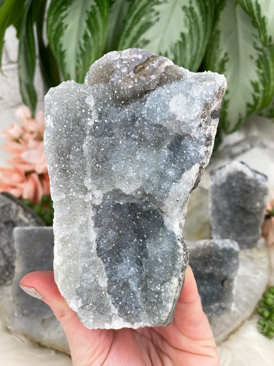 Light Gray Amethyst Crystals