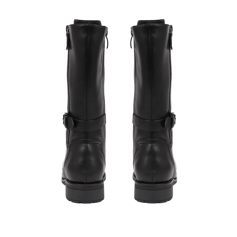Long Lace-Up Boots - KACEY / 324 704