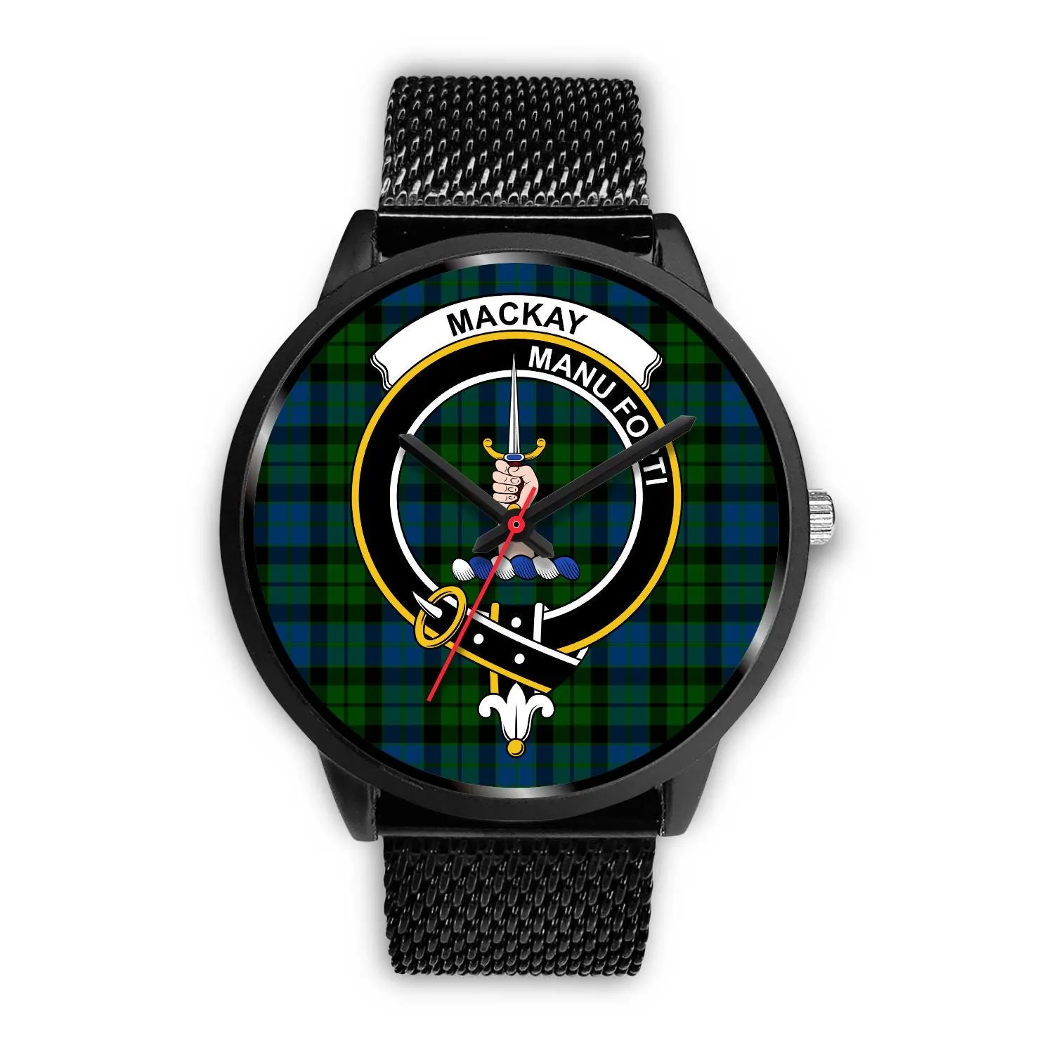 MacKay Modern Clan Badge Tartan Black Watch