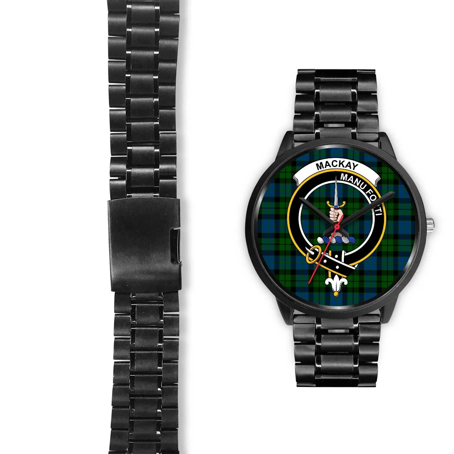 MacKay Modern Clan Badge Tartan Black Watch
