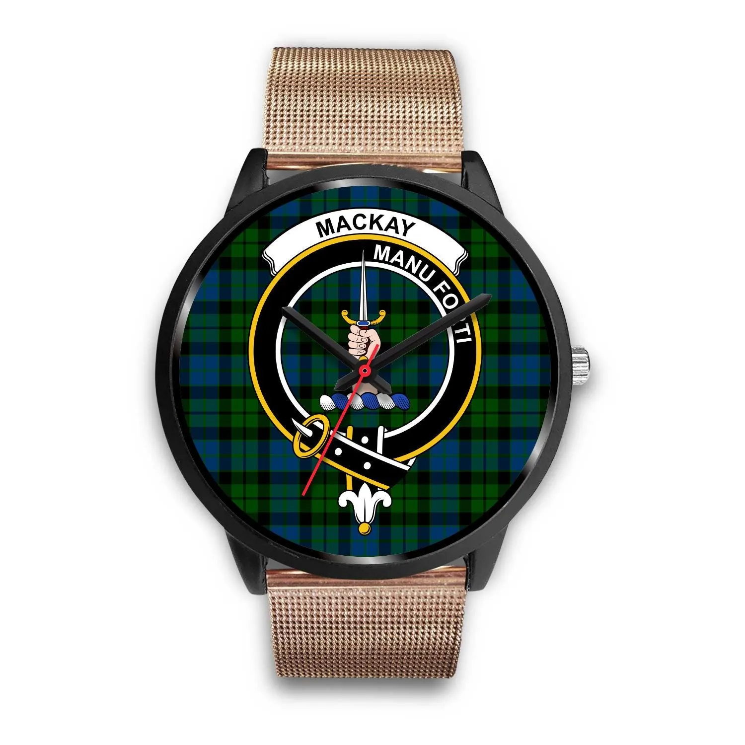 MacKay Modern Clan Badge Tartan Black Watch