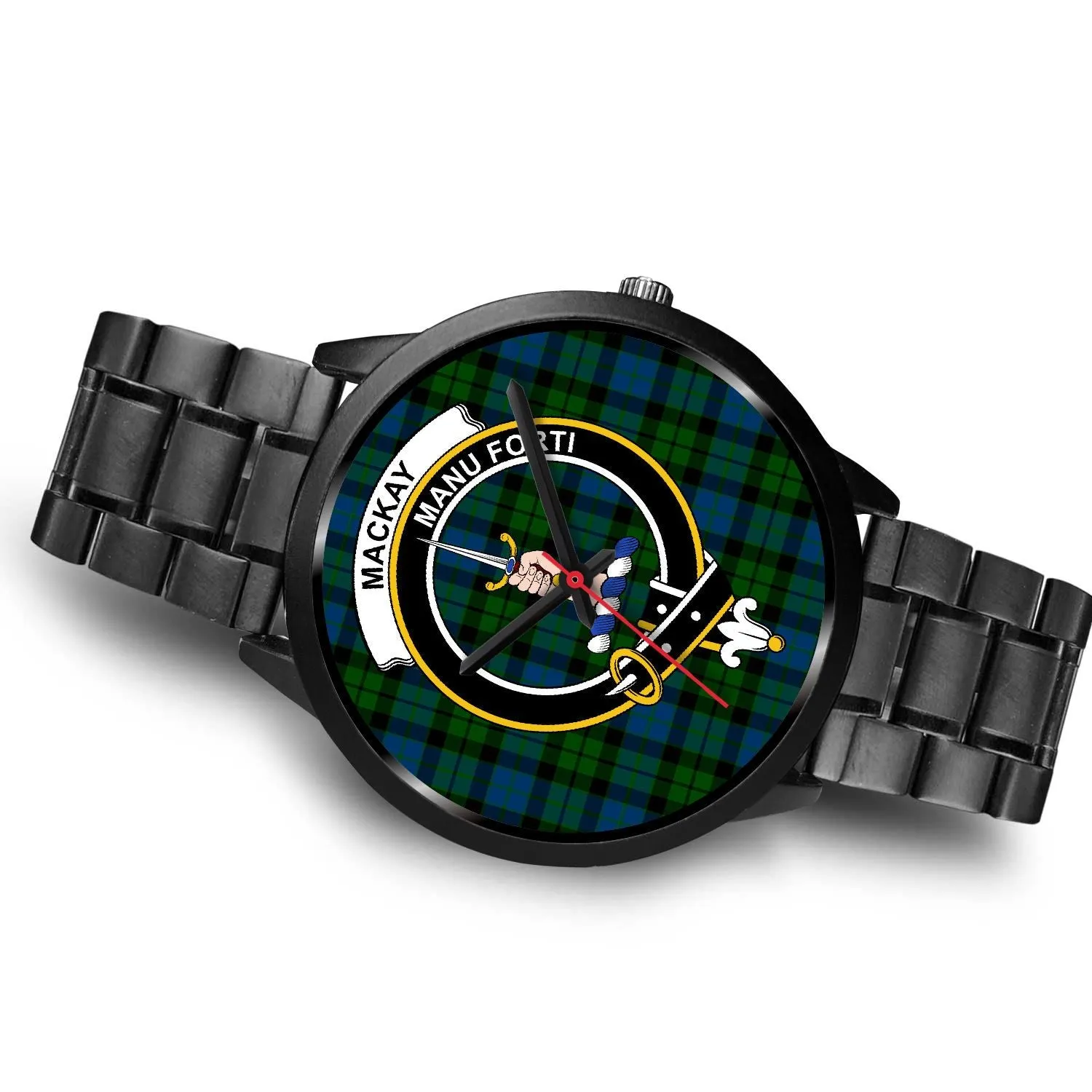 MacKay Modern Clan Badge Tartan Black Watch