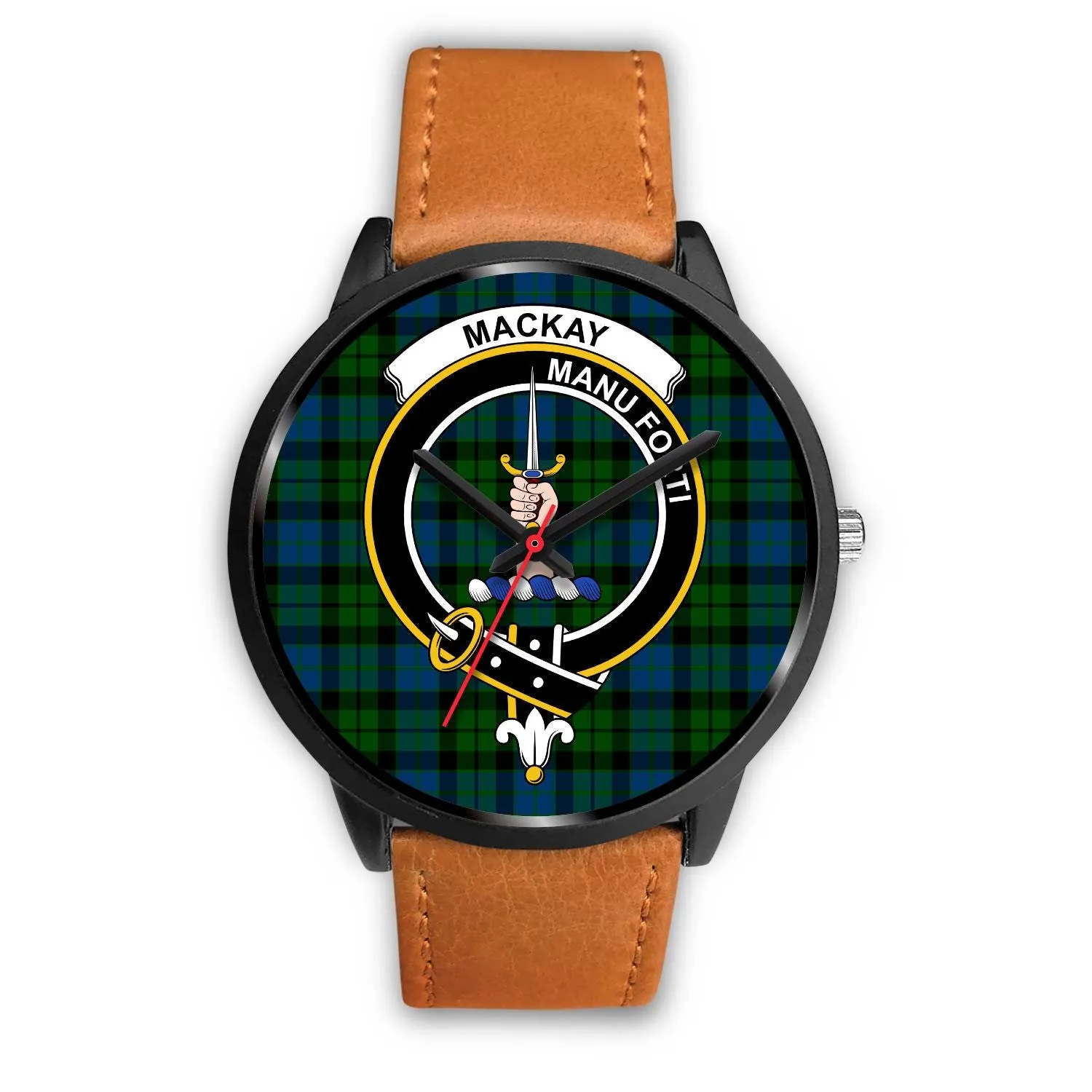 MacKay Modern Clan Badge Tartan Black Watch