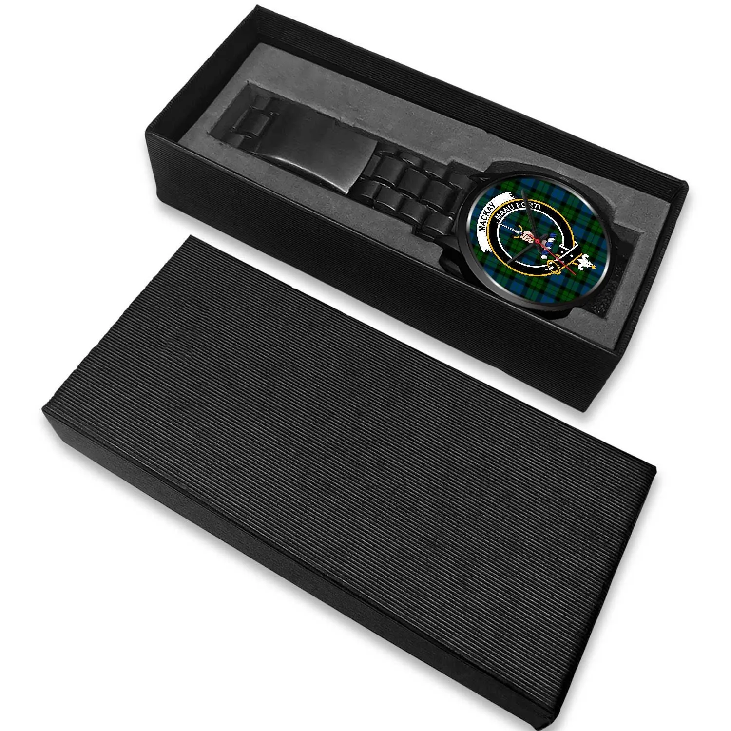 MacKay Modern Clan Badge Tartan Black Watch