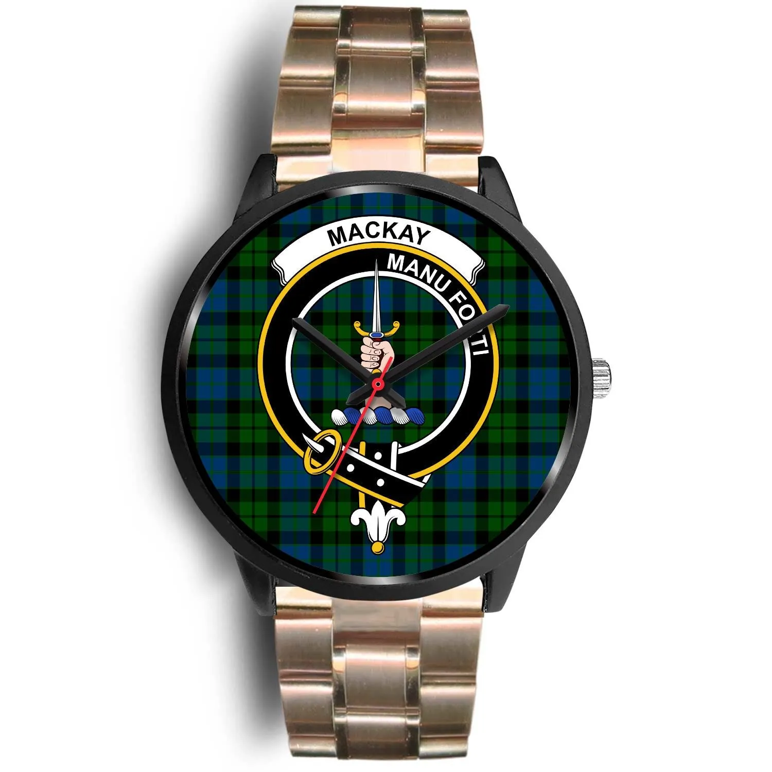 MacKay Modern Clan Badge Tartan Black Watch
