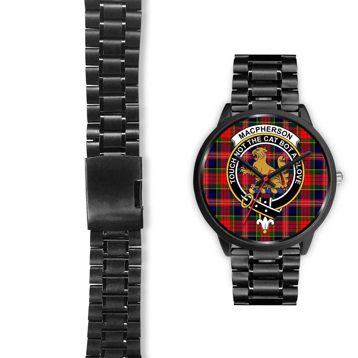 MacPherson Modern Clan Badge Tartan Black Watch