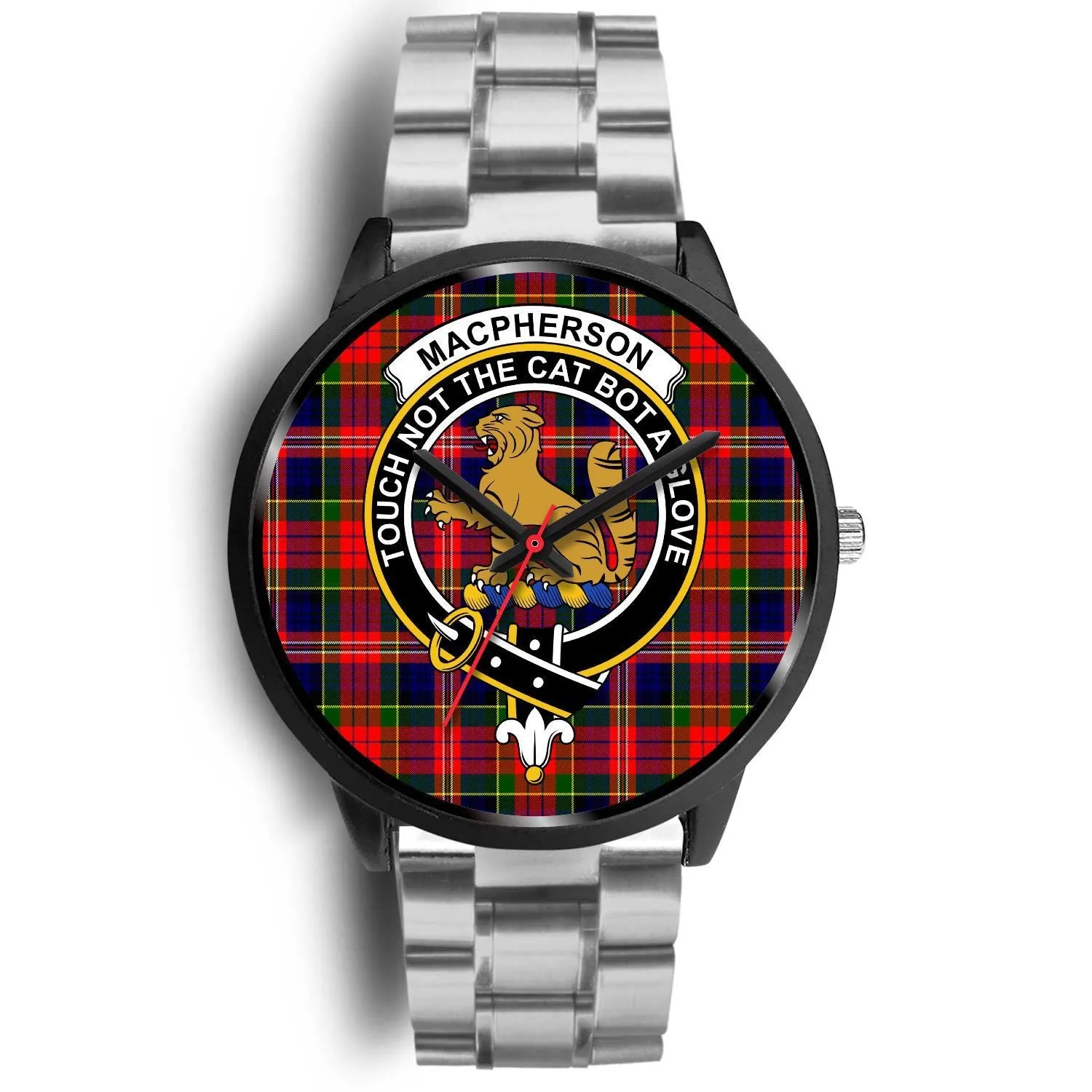 MacPherson Modern Clan Badge Tartan Black Watch