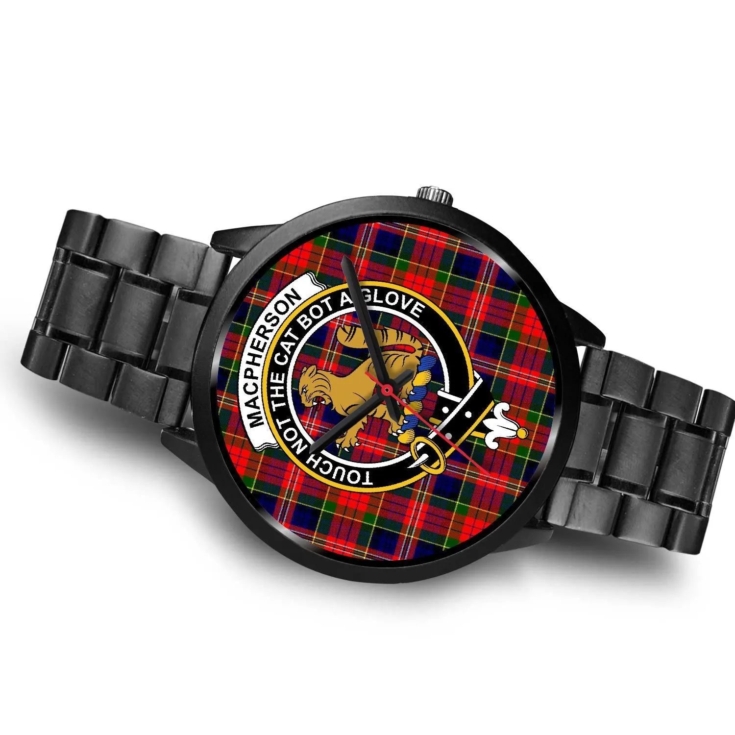 MacPherson Modern Clan Badge Tartan Black Watch