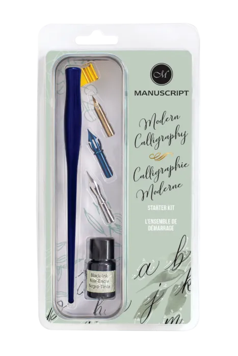 Manuscript Modern Calligraphy Oblique Navy Set