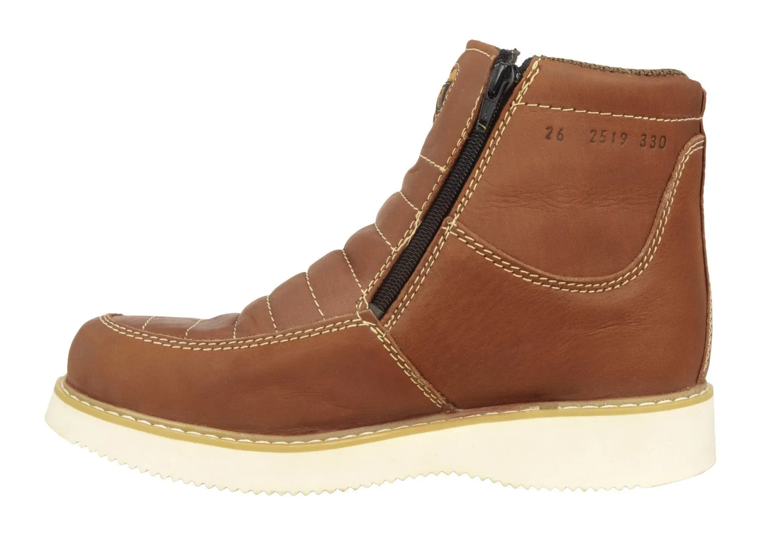 Mens 300RA Honey Brown Work Boots Slip Resistant - Soft Toe