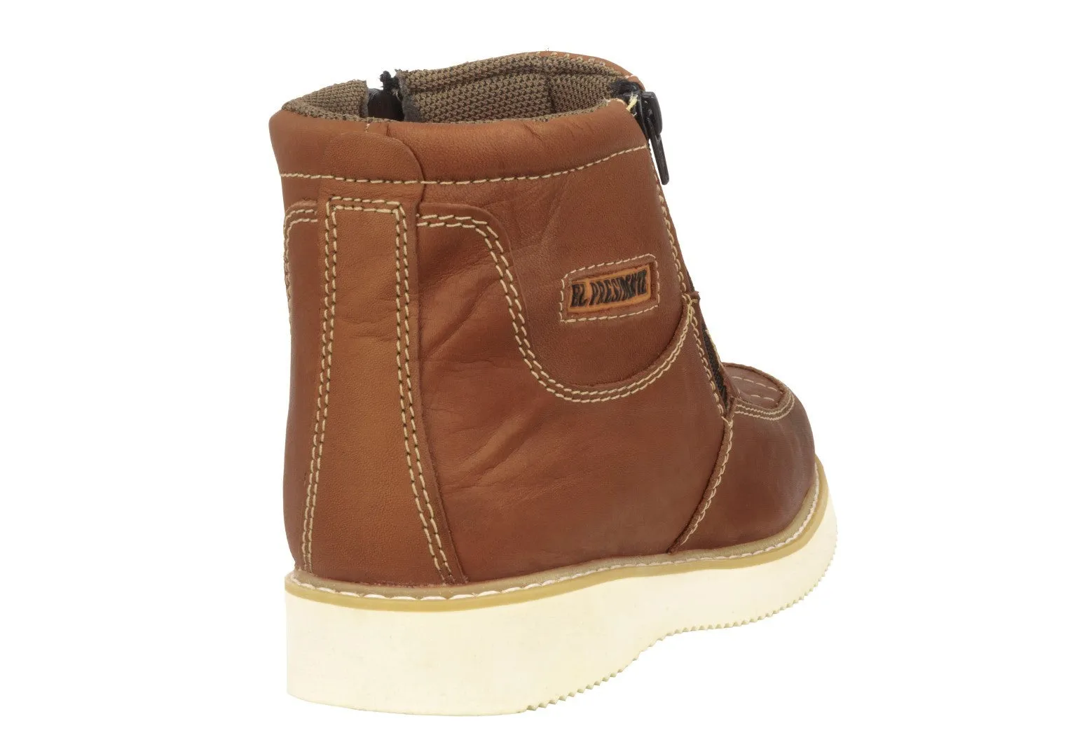 Mens 300RA Honey Brown Work Boots Slip Resistant - Soft Toe