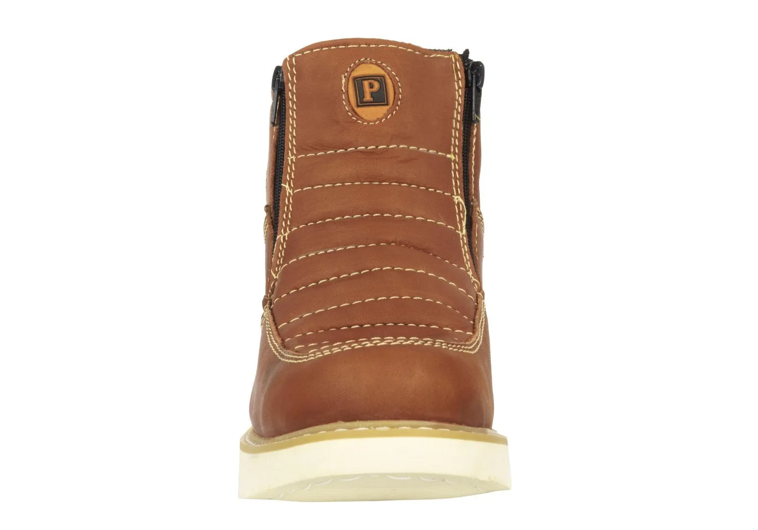 Mens 300RA Honey Brown Work Boots Slip Resistant - Soft Toe
